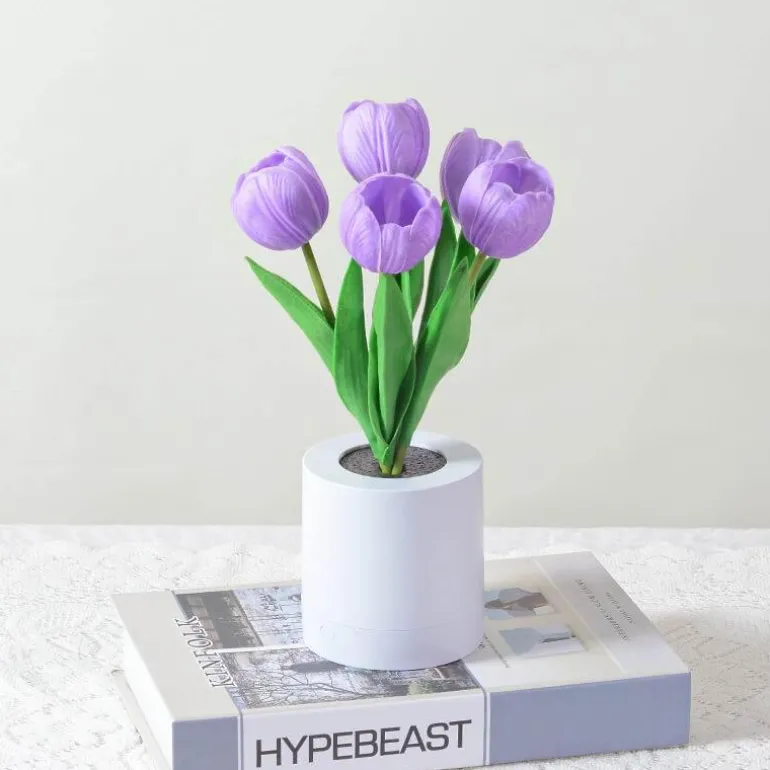 Tulpen-LED-Nachtlicht - Dekorative Simulationslampe