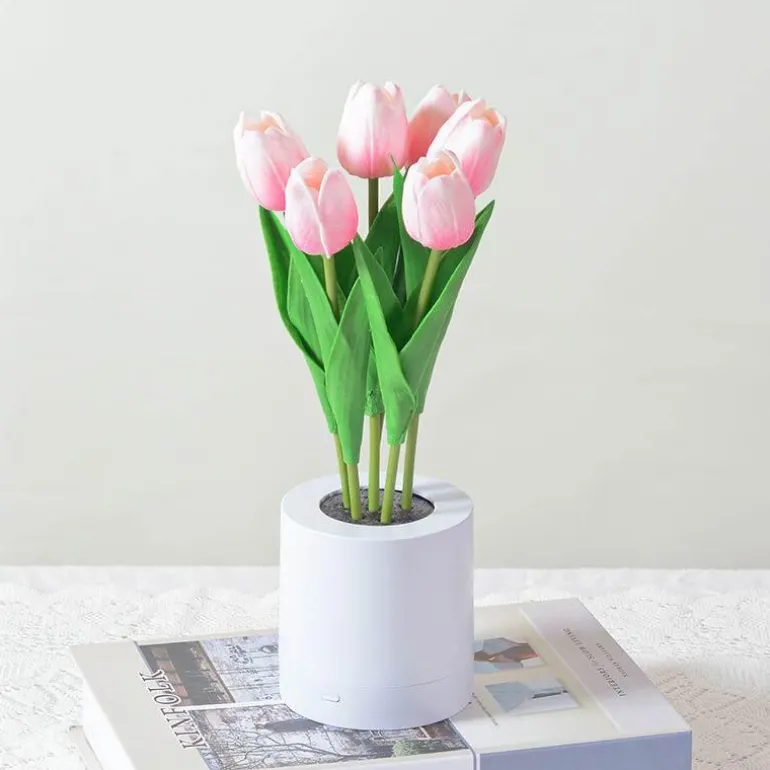 Tulpen-LED-Nachtlicht - Dekorative Simulationslampe