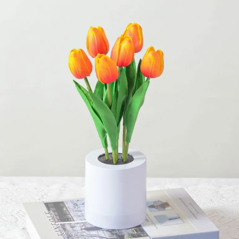 Tulpen-LED-Nachtlicht - Dekorative Simulationslampe