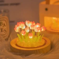 Tulpen-Nachtlicht - Dekorative LED-Lampe für Kinder