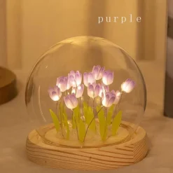 Tulpen-Nachtlicht - Dekorative LED-Lampe für Kinder