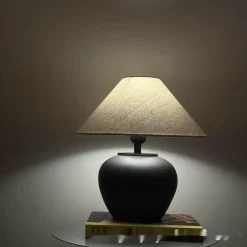 Twilight Pottery Lamp - Decorative Ceramic Lighting Fixture