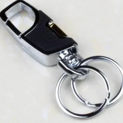 Twist Design Doppelschalter-Schlüsselanhänger-Clip – elegantes, funktionales Accessoire