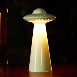 UFO-inspirierte wiederaufladbare LED-Schreibtischlampe