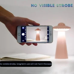 UFO-inspirierte wiederaufladbare LED-Schreibtischlampe