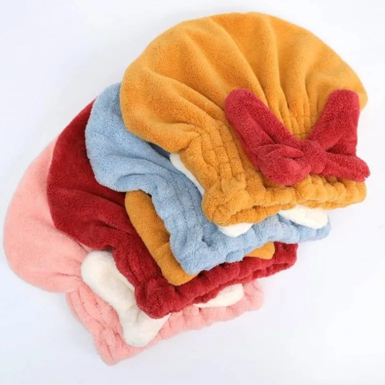 Ultra Absorbent Rapid Dry Hair Towel - Quick Dry Hair Wrap