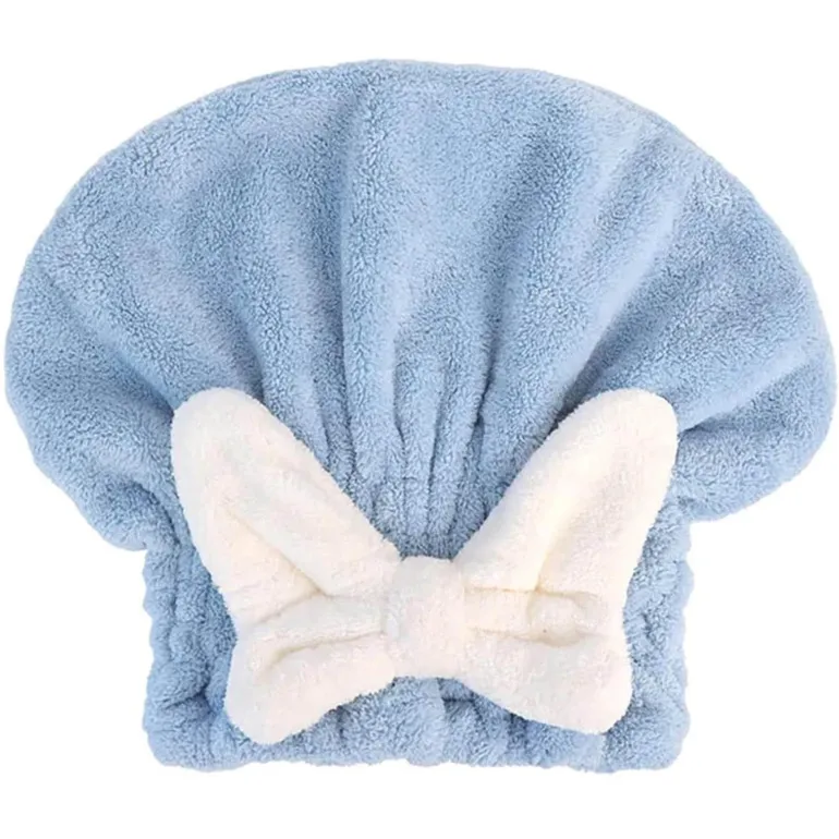 Ultra Absorbent Rapid Dry Hair Towel - Quick Dry Hair Wrap