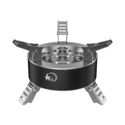 Ultraleichter tragbarer winddichter Gaskocher - Faltbarer Campingkocher