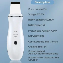 Ultraschall-Gesichtsmassagegerät – Tiefenreinigendes Hautwerkzeug