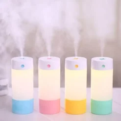 Ultraschall-Luftbefeuchter - Nebeldiffusor für Zuhause und Auto mit Licht