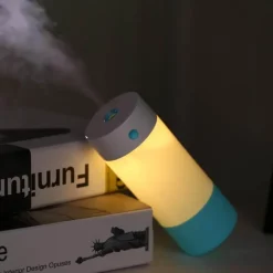 Ultraschall-Luftbefeuchter - Nebeldiffusor für Zuhause und Auto mit Licht