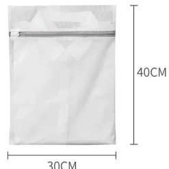 Ultra-strapazierfähiger Wäschesack aus Netzstoff – Weißer Schuh- und Socken-Organizer