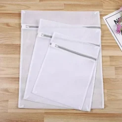 Ultra-strapazierfähiger Wäschesack aus Netzstoff – Weißer Schuh- und Socken-Organizer