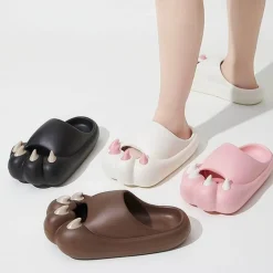 Ultraweiche, rutschfeste Tigerkrallen-Hausschuhe – bequemes Schuhwerk