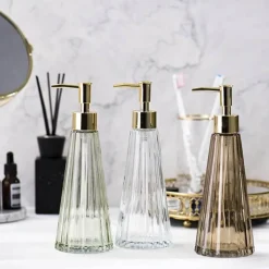 Umbrella Glass Soap Dispenser - Stylish Bathroom Accessory