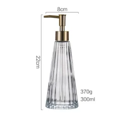 Umbrella Glass Soap Dispenser - Stylish Bathroom Accessory