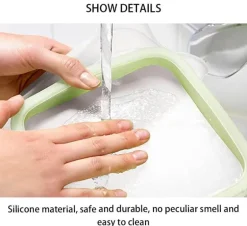 Umweltfreundliche Sandwichbox aus Silikon – wiederverwendbarer, mikrowellengeeigneter Behälter