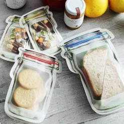 Umweltfreundliche, wiederverwendbare Zip-Lock-Beutel – Nachhaltige Lösungen zur Lebensmittelaufbewahrung