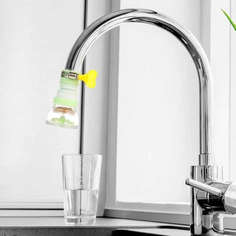 Umweltfreundlicher wassersparender Wasserhahn - Küchen- und Badezimmerarmatur