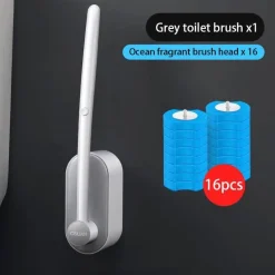 Umweltfreundliches Einweg-Toilettenbürstenset – Nachhaltiges Reinigungswerkzeug