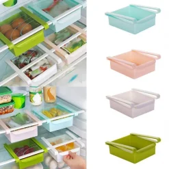 Umweltfreundliches Küchenregal – Multifunktionaler Kühlschrank-Organizer