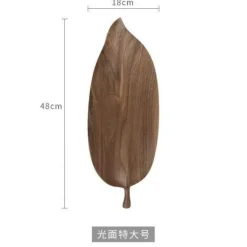 Umweltfreundliches Snacktablett aus Walnussblättern – Nachhaltige Servierplatten