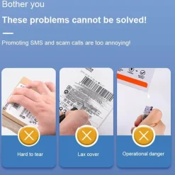 Unboxing-Messer mit Thermo-Papierradierer – Vielseitiges Werkzeug zum Basteln und Verpacken