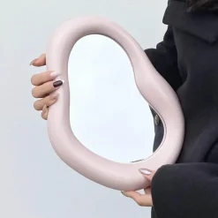 Unendlichkeitsspiegel aus Keramik – Beleuchtetes Wanddekor