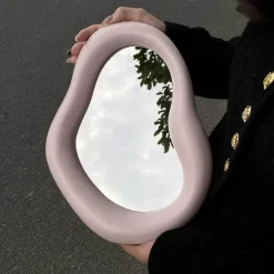 Unendlichkeitsspiegel aus Keramik – Beleuchtetes Wanddekor