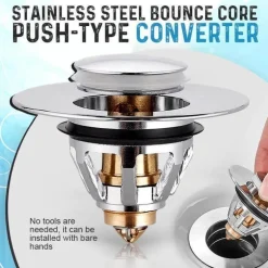 Universal-Abflussfilter für Spülbecken – Pop-Up-Abflussabdeckung für die Küche