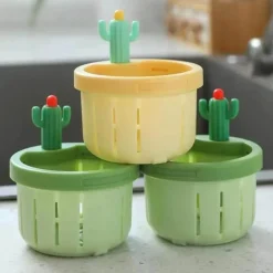 Universal-Abflussfilter in Kaktusform – verstopfungssicheres Küchenspülensieb