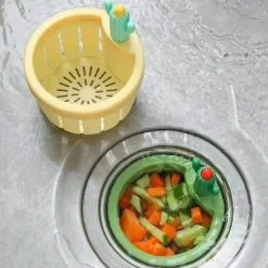 Universal-Abflussfilter in Kaktusform – verstopfungssicheres Küchenspülensieb