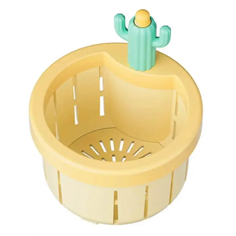 Universal-Abflussfilter in Kaktusform – verstopfungssicheres Küchenspülensieb