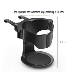 Universal-Getränkehalter für die Lüftungsöffnungen im Auto – verstellbarer Getränke-Organizer für Fahrzeuge