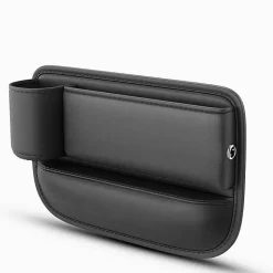 Universal-Getränkehalter-Auto-Organizer – Aufbewahrungslösung aus Leder für die Sitzlücke