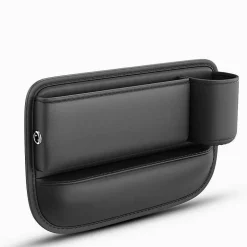 Universal-Getränkehalter-Auto-Organizer – Aufbewahrungslösung aus Leder für die Sitzlücke