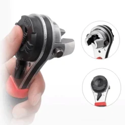 Universal-Ratschenschlüssel mit rutschfester Spitze – verstellbares, vielseitiges Werkzeug