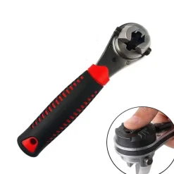 Universal-Ratschenschlüssel mit rutschfester Spitze – verstellbares, vielseitiges Werkzeug