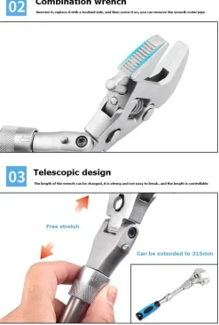 Universal-Verstellschlüssel – Multifunktionswerkzeug für Haus und Auto