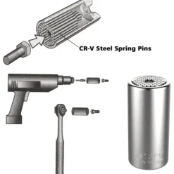 Universal-Zylinder-Steckschlüsselwerkzeug – Vielseitiger Adapter für Hardware
