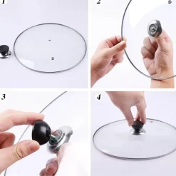 Universell verstellbares Topfdeckel-Set – Vielseitige Kochgeschirrdeckel