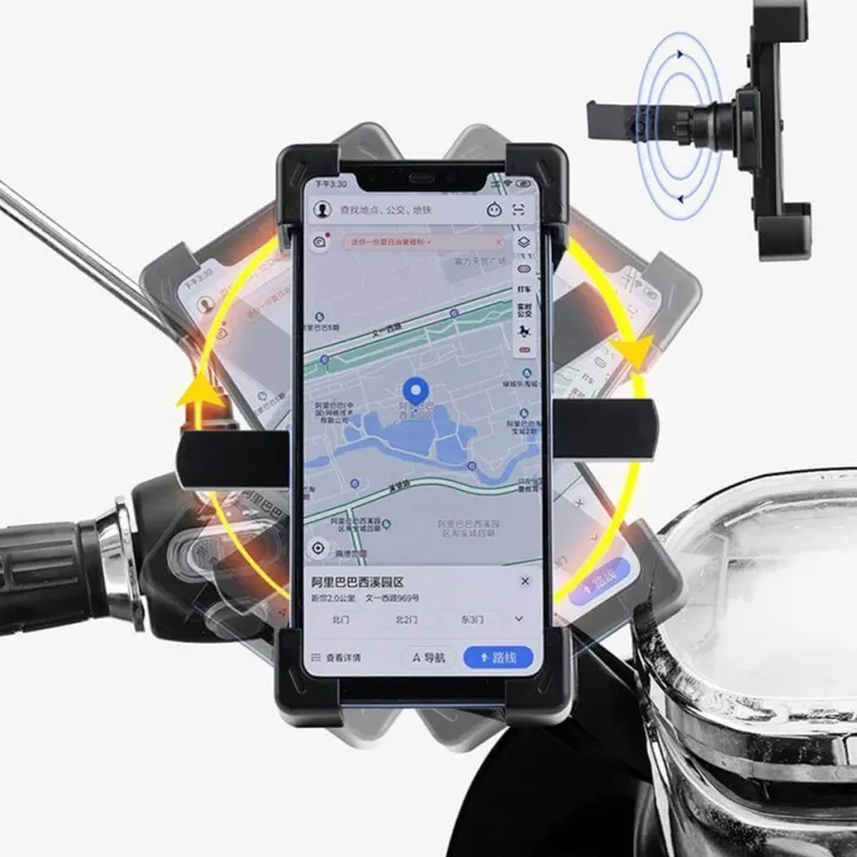 Universelle Fahrrad-Telefonhalterung – 360° verstellbare Smartphone-Halterung