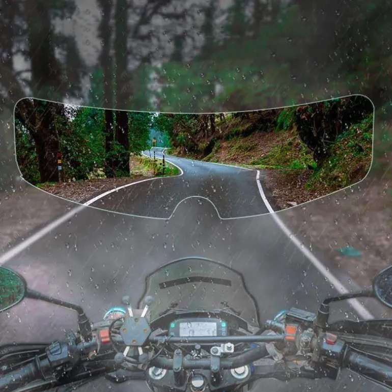 Universelles Antibeschlag-Motorradhelm-Regenschutzvisier