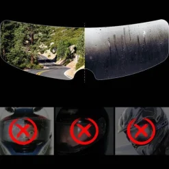 Universelles Antibeschlag-Motorradhelm-Regenschutzvisier