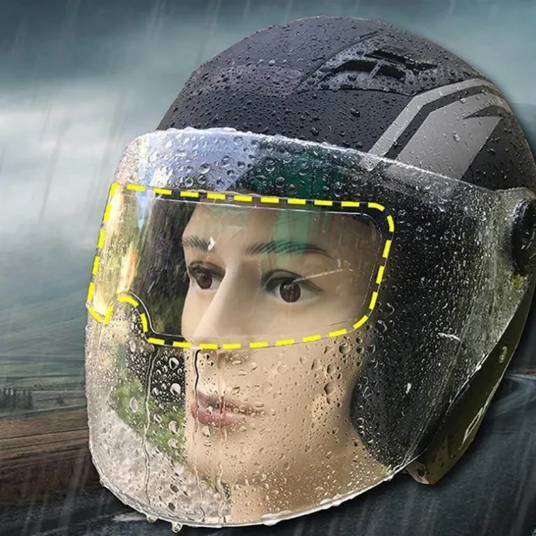 Universelles Antibeschlag-Motorradhelm-Regenschutzvisier