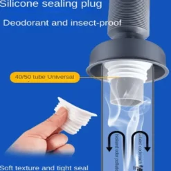 Universelles Überlauf-Ablaufset – 360 Easy Disposer Solution