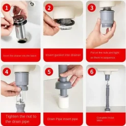Universelles Überlauf-Ablaufset – 360 Easy Disposer Solution