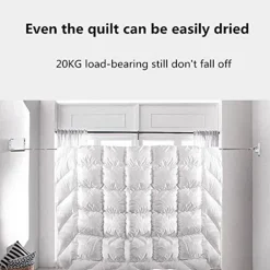 Unsichtbare einziehbare Wäscheleine – Trockenseil ohne Durchschlag