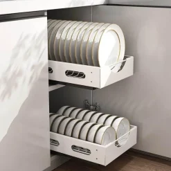 Unterschrank-Geschirr-Organizer – Clevere Aufbewahrungslösung für die Küche