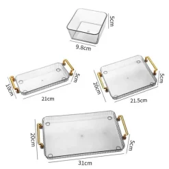 Unterteiltes Snacktablett - Servierplatte mit 6 Fächern für Obst und Nüsse